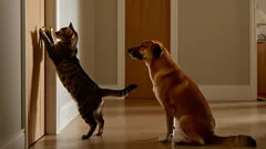 Warum Katze und Hund ständig an der Tür kratzen – die Instinkte hinter dem Rein-und-raus