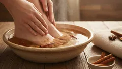 Fussbad mit Zimt: Wirkt es wirklich, und wann lohnt es sich, es auszuprobieren?